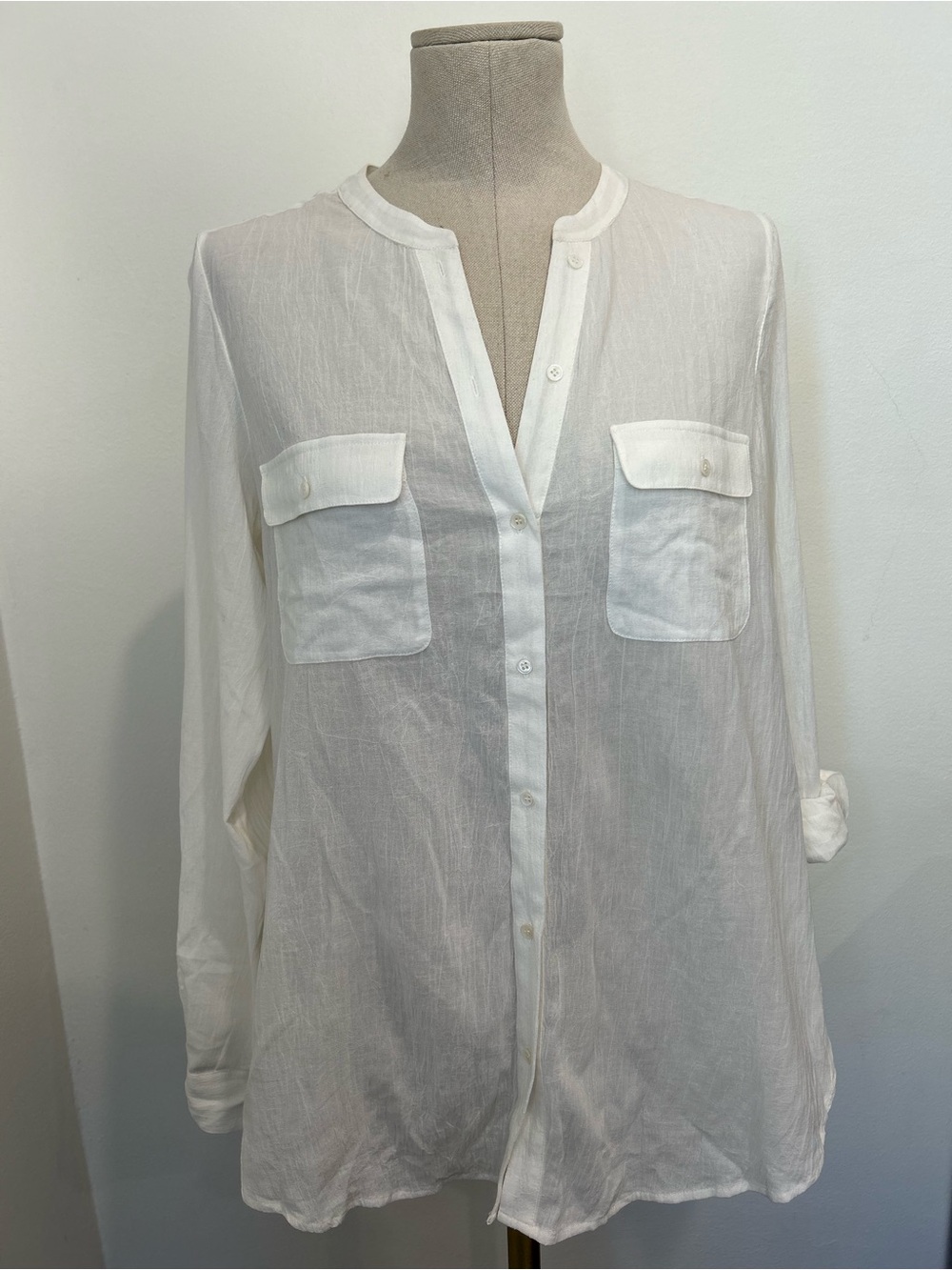 JOIE - Ginette Button Down Long Sleeve Blouse Size XS